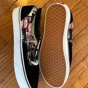 Like new super cool vans, worn once